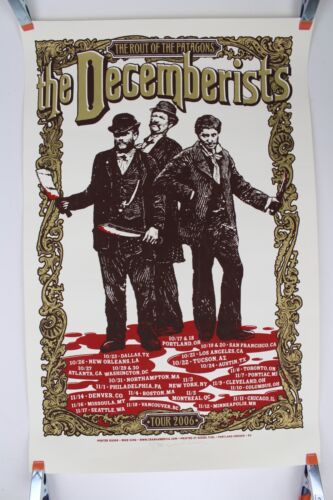 The Decemberists Tour 2006 Poster Mike King Numbered 55/900 Signed