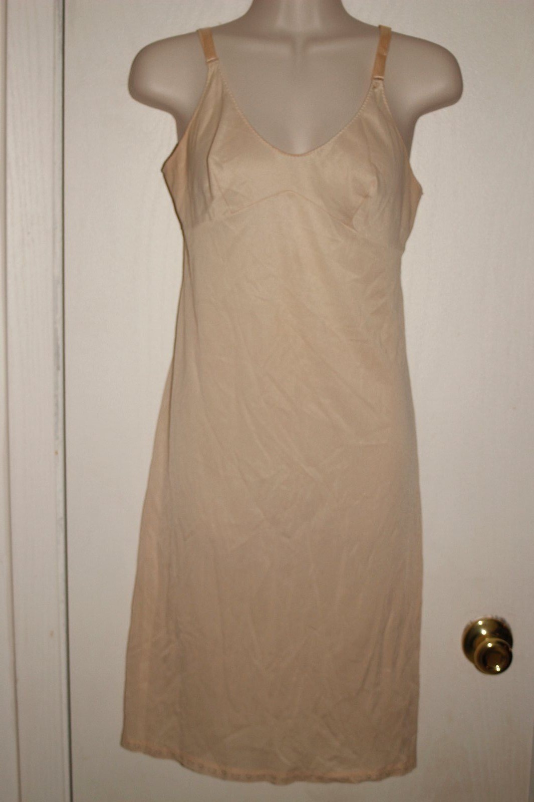 VINTAGE SEARS Full Slip Beige AntiCling Sz 32 * VG+++ eBay