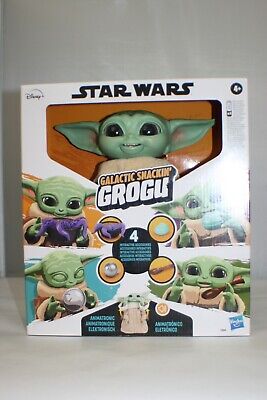 Star Wars Galactic Snackin Grogu Animatronic Toy Figure 4+ Disney Store New NIB