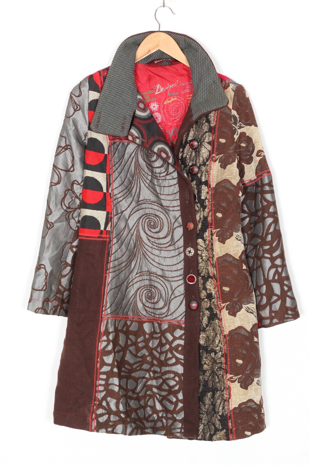 デシグアル　コート 中古・古着通販】Desigual (デシグアル) パッチワークコート