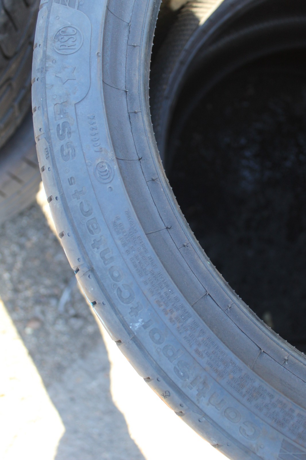 245 35 18 Continental, RunFlat, Star, 88Y, x2 A Pair 5.7mm (F1_tyres) L3845