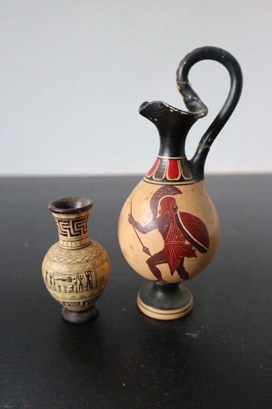 2 Pichets Grecs Grece Kutahia Athenes Vassilopoulos Etrusque
