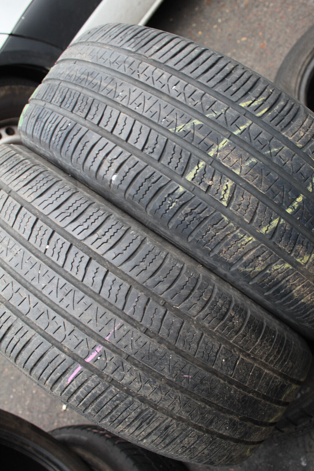 245 45 21 Pirelli, All Season, M+S JLR 104W, x2 A Pair 5.2mm (f1_tyres) FO L2453