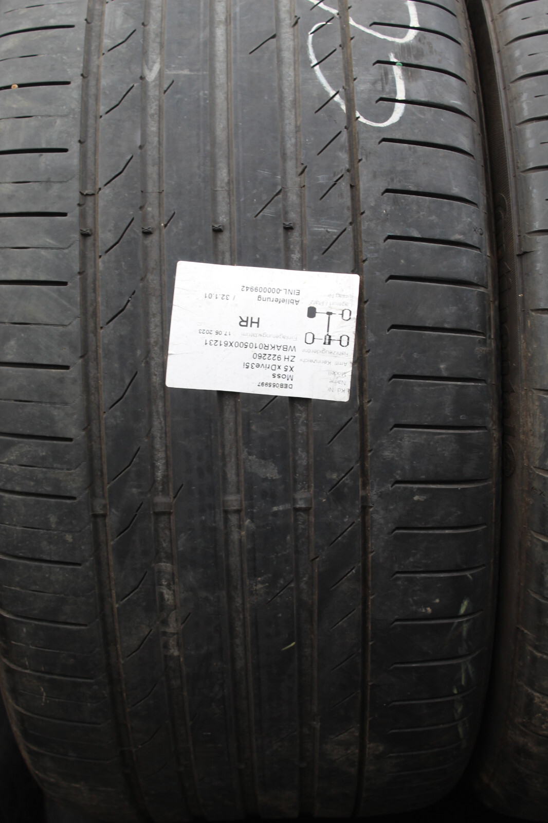 315 35 20 Continental, RunFlat, XL, 110W, x2 A Pair, 4.0mm (f1_tyres) FO L2859
