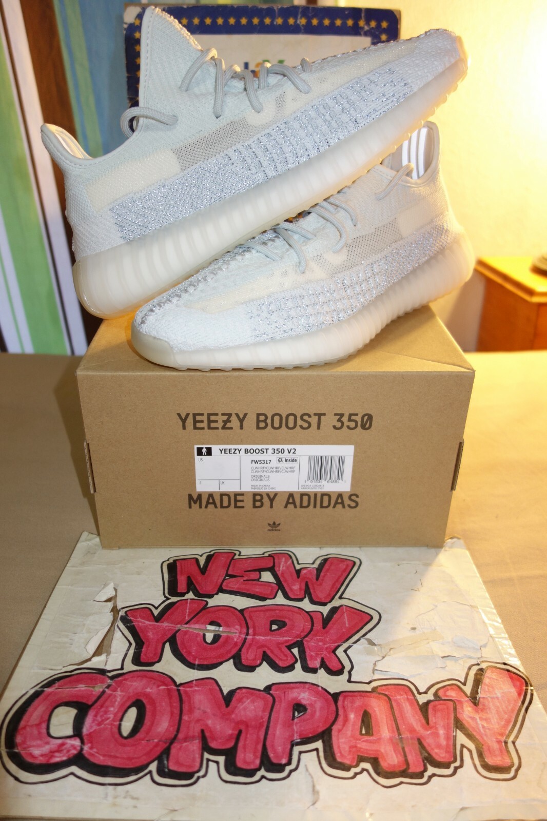 yeezy 350 v2 white reflective