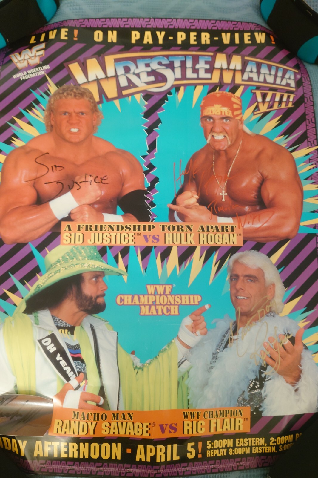 WWE WRESTLEMANIA23 サイン入り記念プレート Amazon.com: HWC Trading WrestleMania 23 Programme Poster The