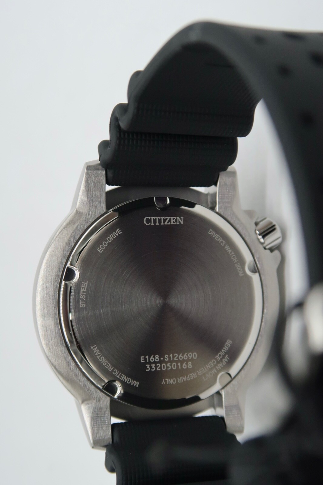 Pre-owned Citizen Eco-drive Promaster Diver Black Dial Men's Watch Bn0155-08e Brand