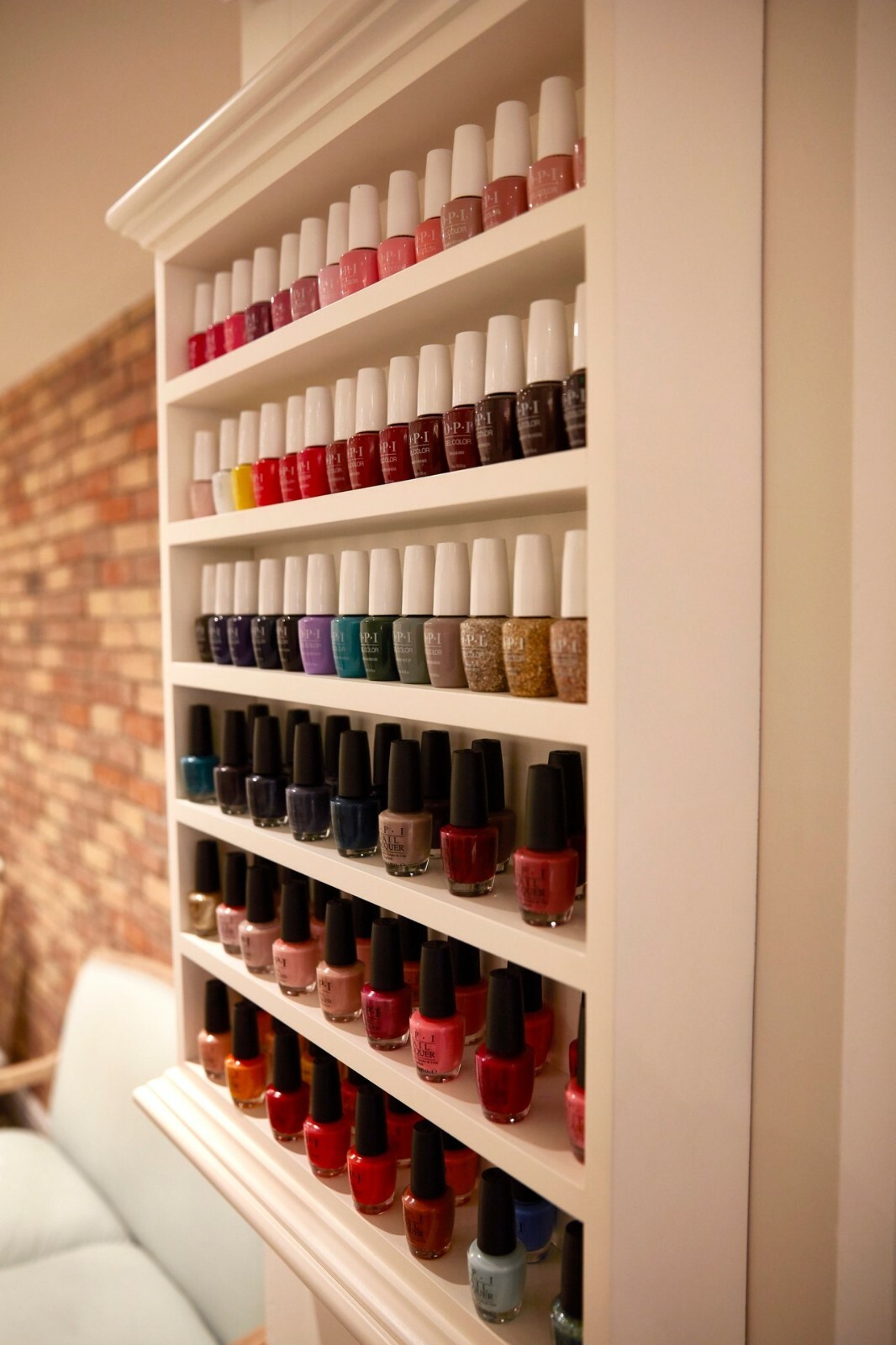 Wall Mounted Nail Polish Display Unit French Style Other