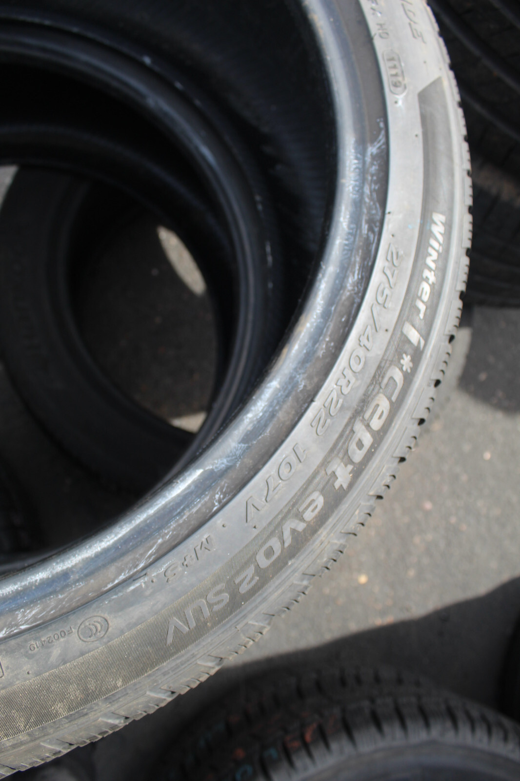 275 40 22 Hankook, Winter, XL, AO, M+S, 107V, x2 A Pair 5.2mm (F1_tyres) L2242