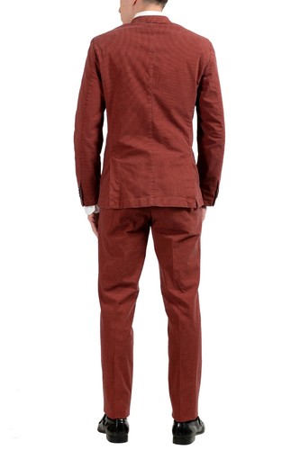 Pre-owned Hugo Boss "hanry-d" Men's Slim Stretch Two Button Suit Us 38r It 48r In Multicolor