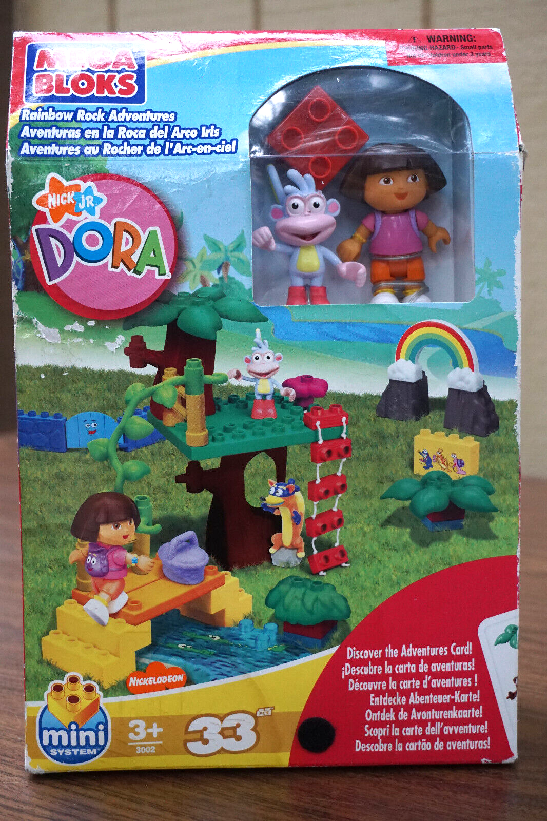 DORA NICK JR. DORA MEGA BLOKS - #3002 - RAINBOW ROCK ADVENTURES