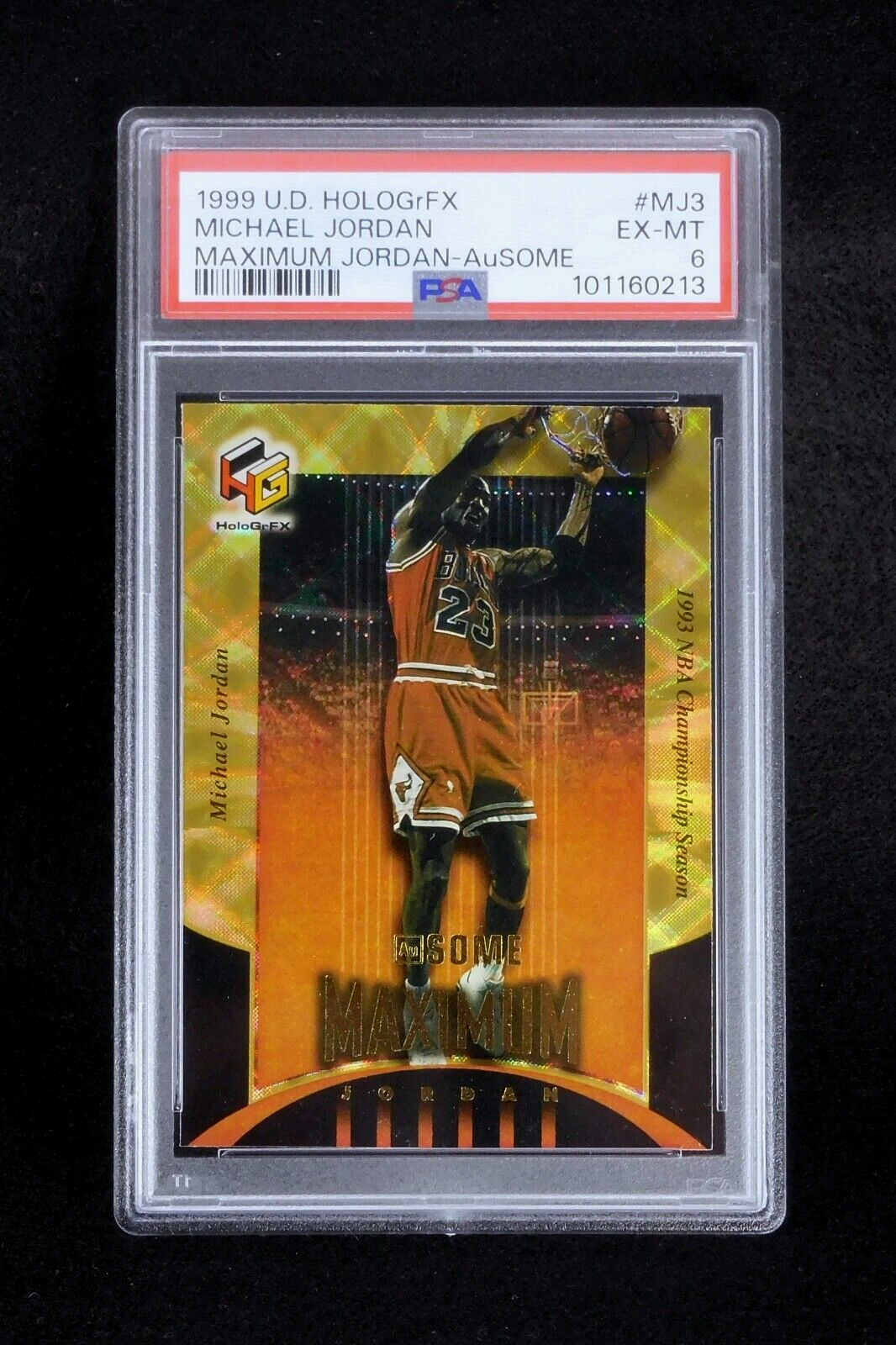 1999 Upper Deck HoloGrFX Michael Jordan #MJ3 Maximum Jordan