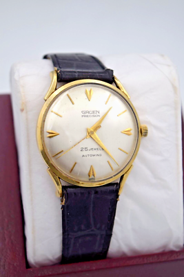 Precision by gruen mens wrist watch sale