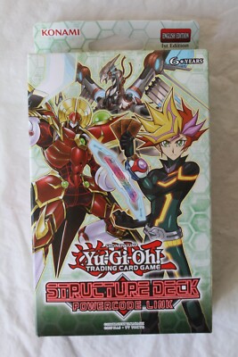 YuGiOh POWERCODE LINK Structure Deck New Factory Sealed MISB Konami Yu-Gi-Oh CCG