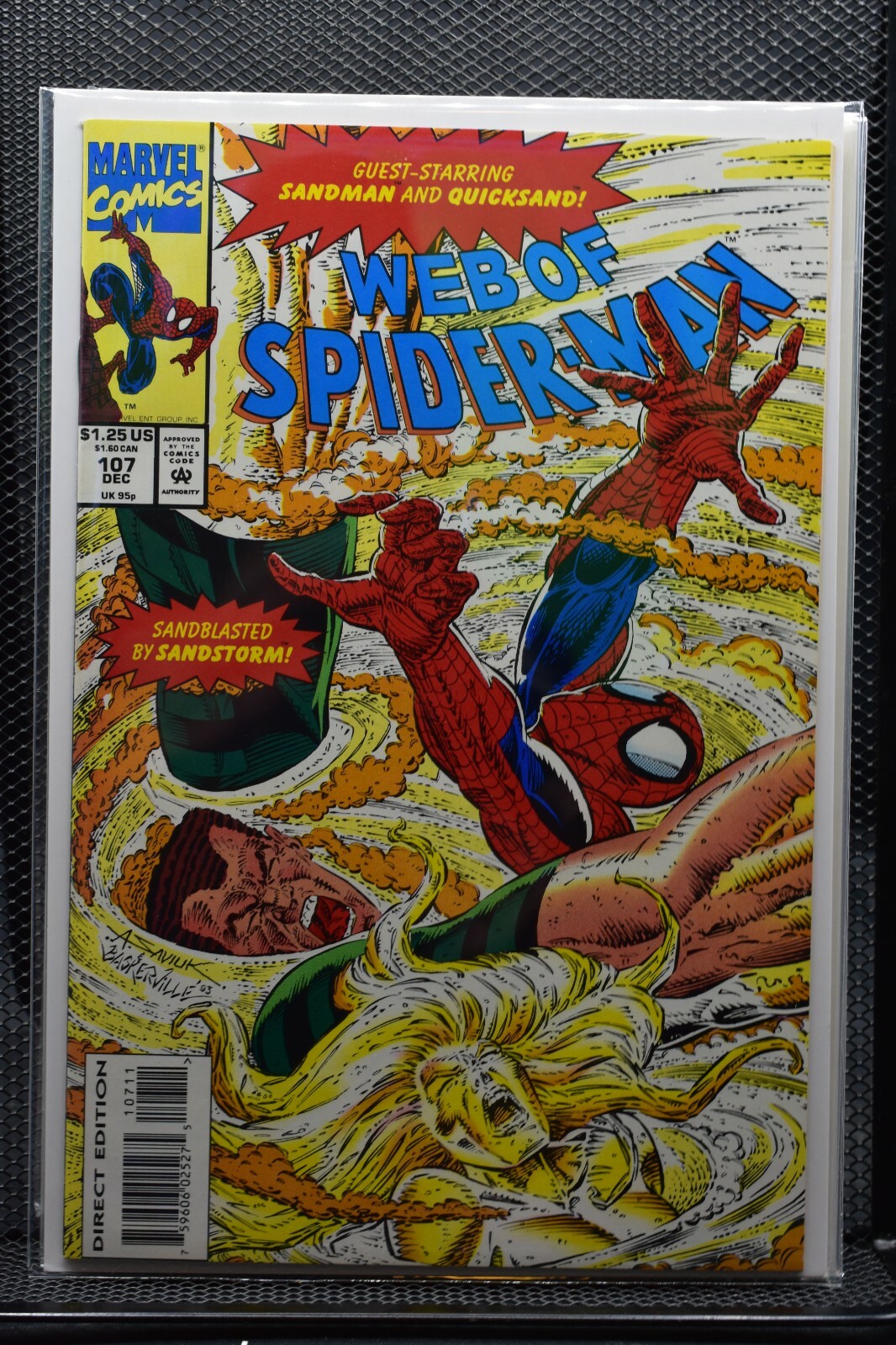 Web of Spider-Man #107 Marvel Comics 1993 Sandman Quicksand
