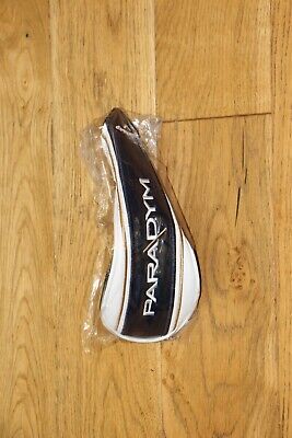 New Callaway Paradym Hybrid Headcover Color White Navy Gold Paradym Head Cover