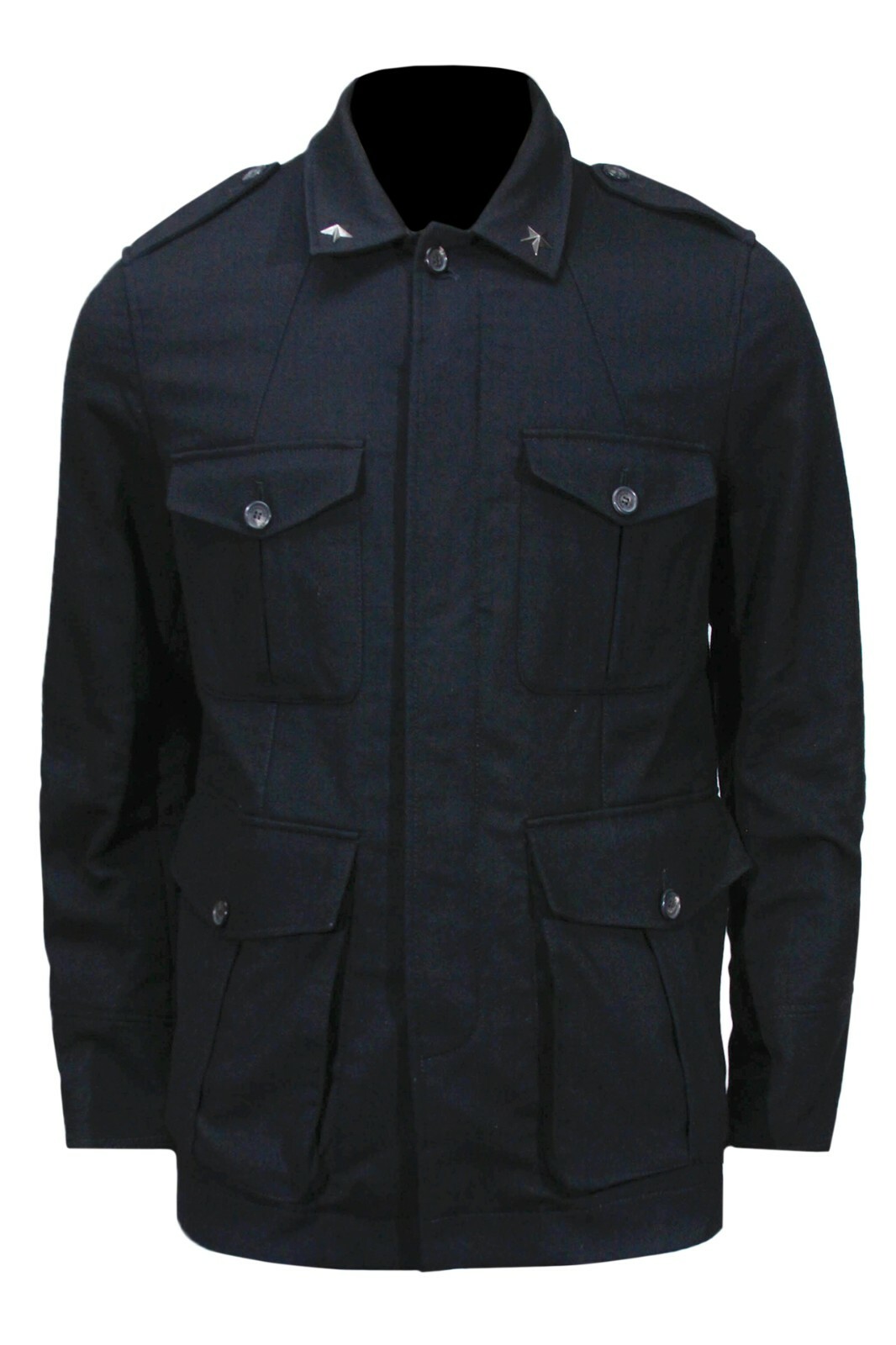 関税&送料込】Dsquared Dark Blue Wool Jacket Authentic