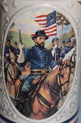 Ulysses S Grant - Relentless Warrior - Heroes of the Civil War Collectible Stein