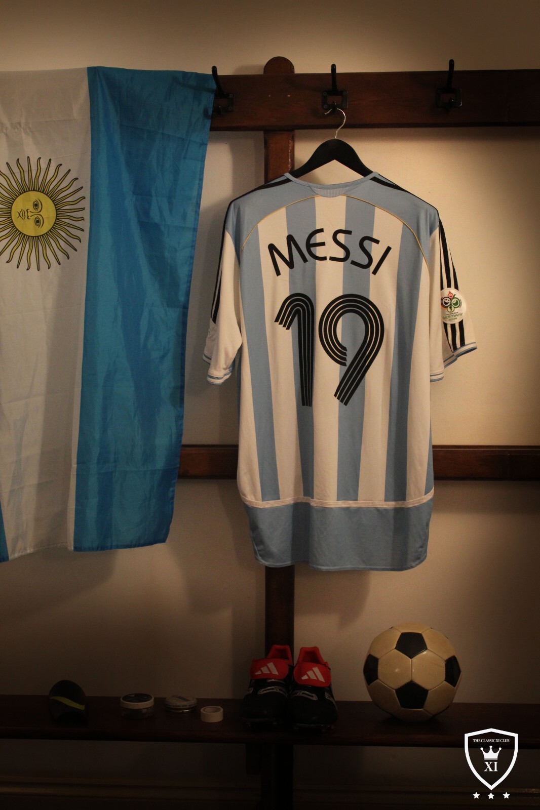 Argentina Home Shirt 2006/07 MESSI #19 (XXL) | eBay