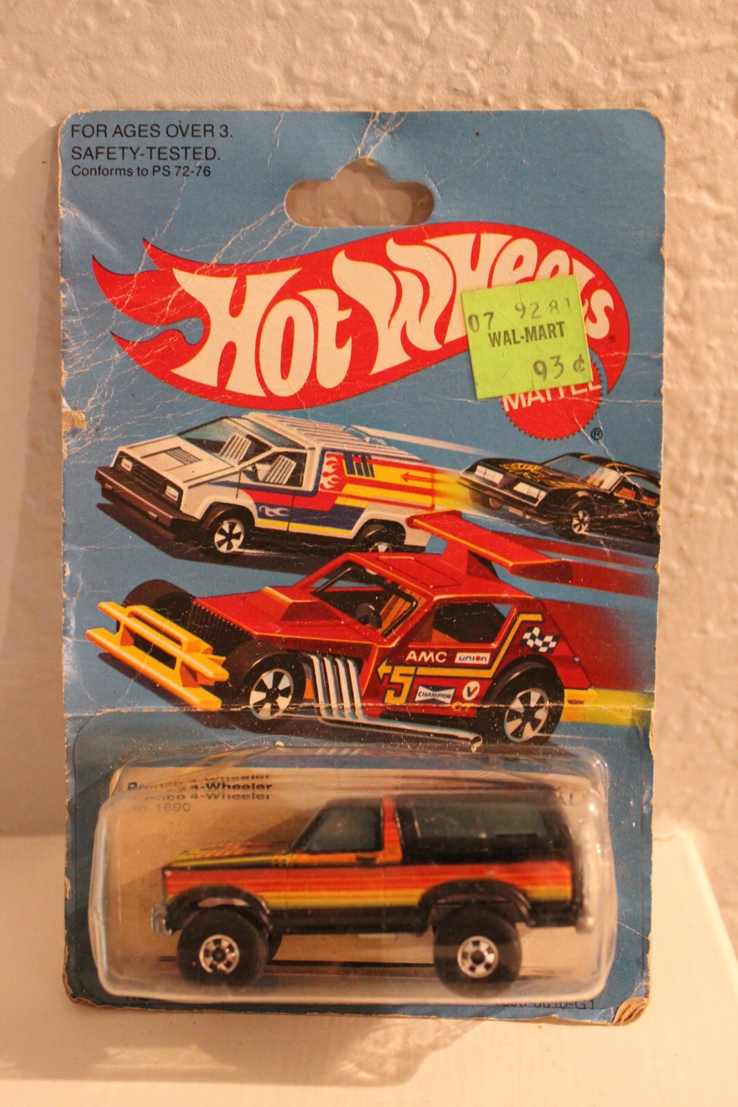 1979 Hot Wheels Bronco 4-Wheeler Blackwall Wheels No. 1690