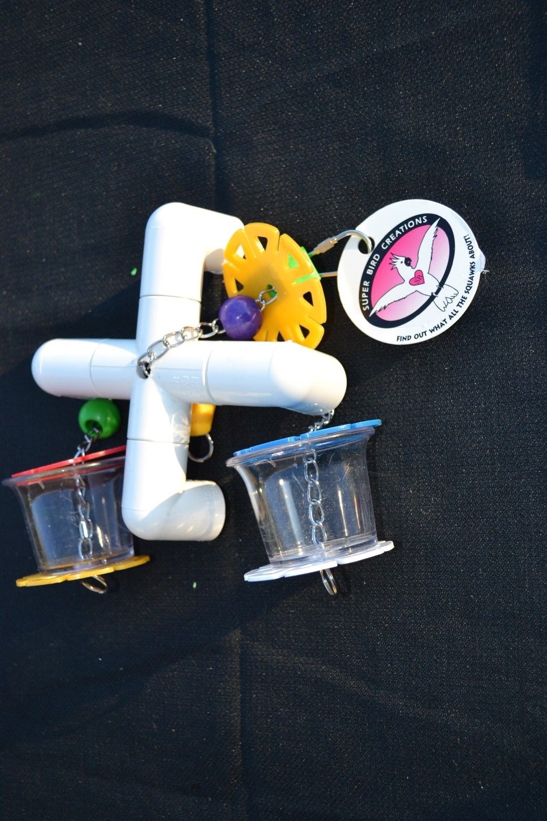 Super Bird Creations 12 x 7 Inch 2 Way Forager Bird Toy - Large