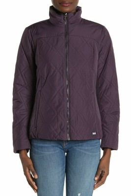 HELLY HANSEN Crew Insulator JACKET Size M Eggplant Purple Lightweight NEW $160