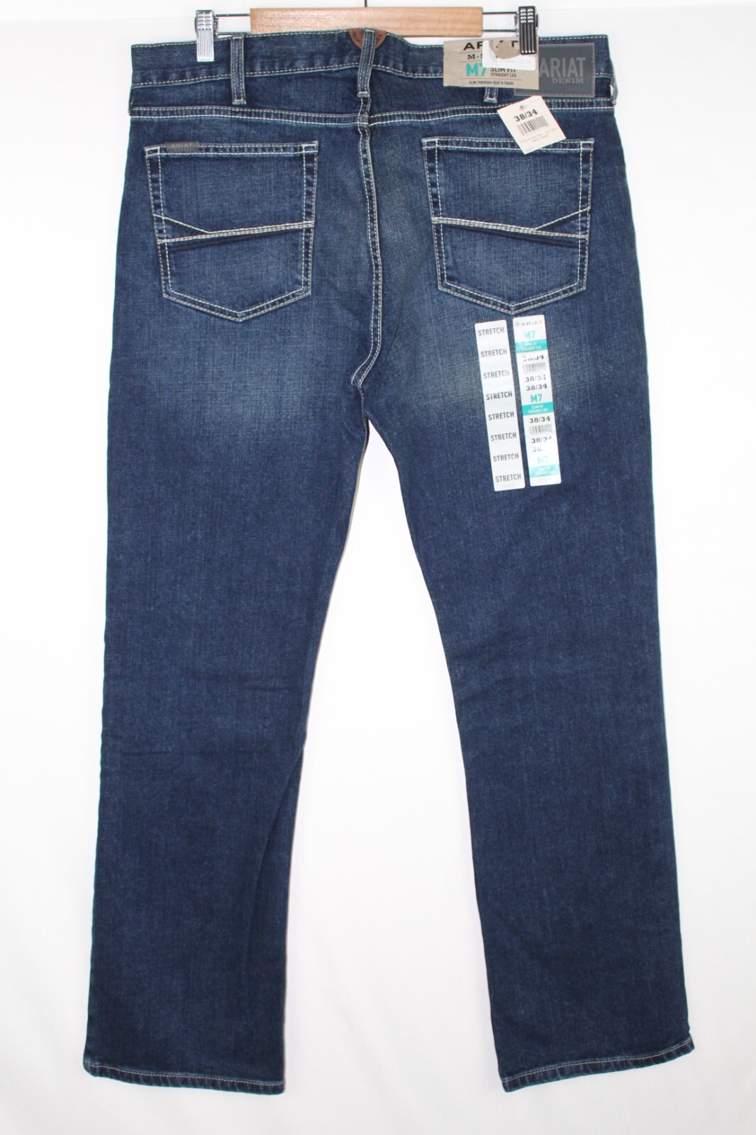Ariat Men's Jeans M7 Slim Toro Straight Stretch Drake Blue