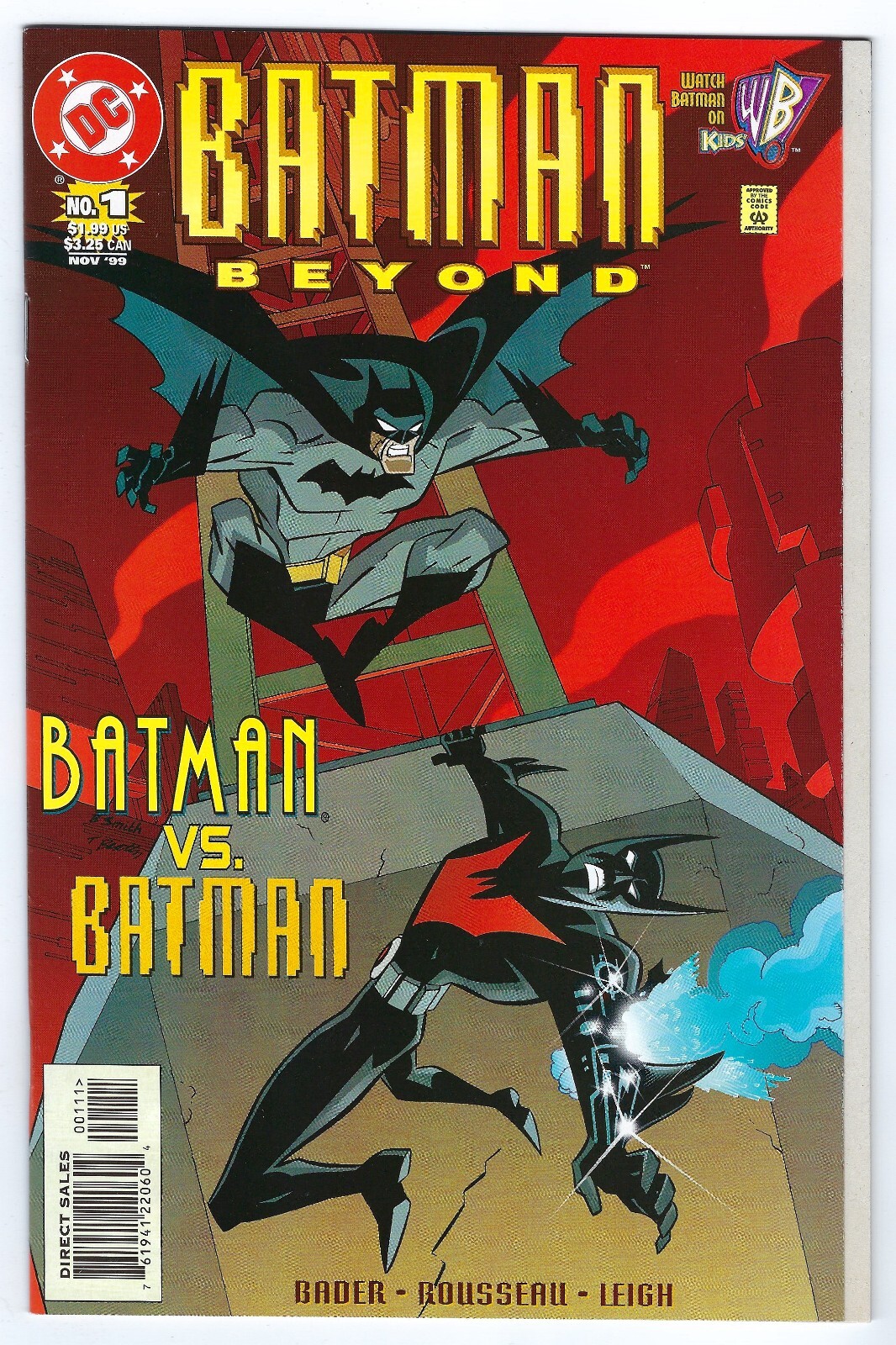 Batman Beyond #1 Terry McGinnis Vs. Bruce Wayne DC Comics