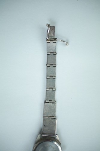 Vintage Antique Watch Band Sterling Silver Turquoise Watch Band Chile Gorgeous