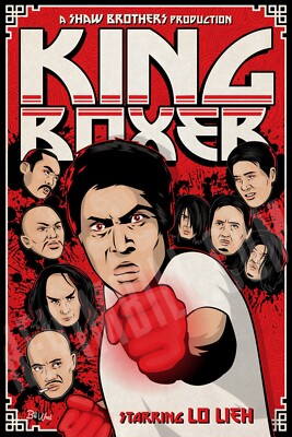 ''King Boxer'' 13x19 kung fu movie poster print
