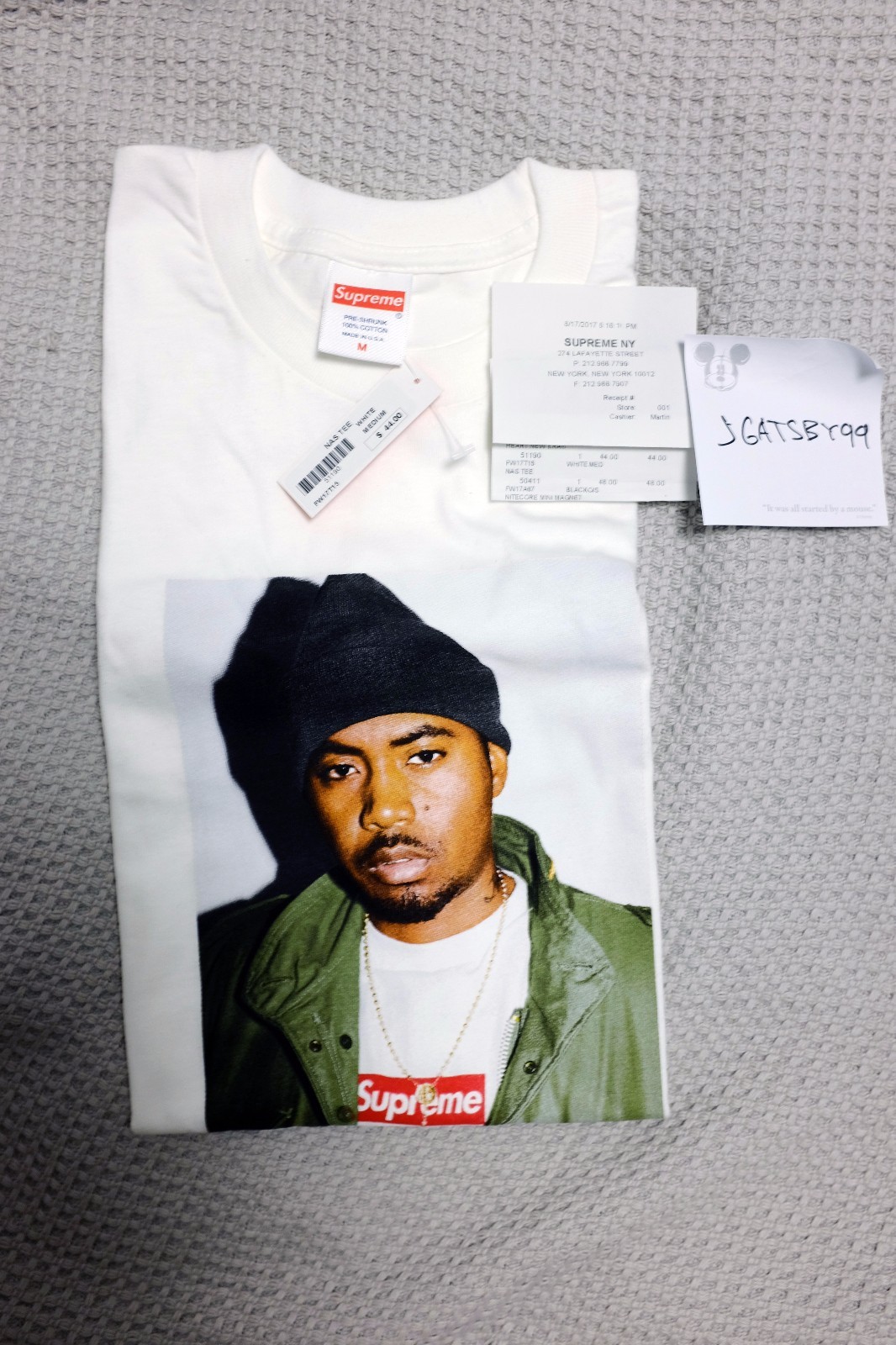 nasty nas graphic tee