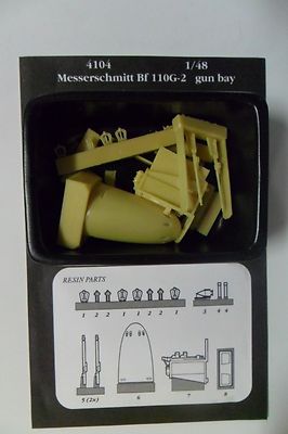 AIRES HOBBY MODELS 1:48 RESIN ACCESSORIES MASSERSCHMITT BF 110G-2 ART 4104