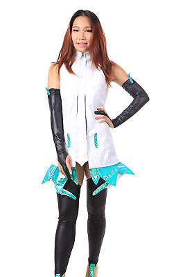 Vocaloid Family Cosplay Costume Hatsune Miku Append Ver Outfit V3 Set