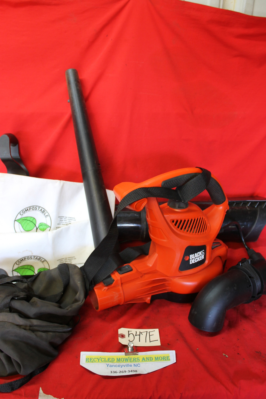 Black & Decker BV6000 Lawn & Garden Electric Blower Mulcher Vacuum