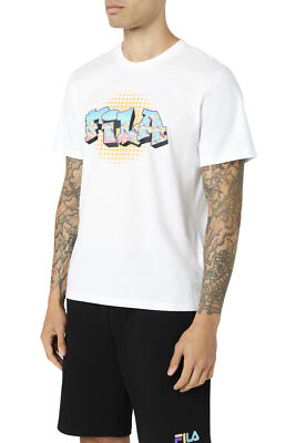 

Мужская футболка Fila White Breckin, Белый