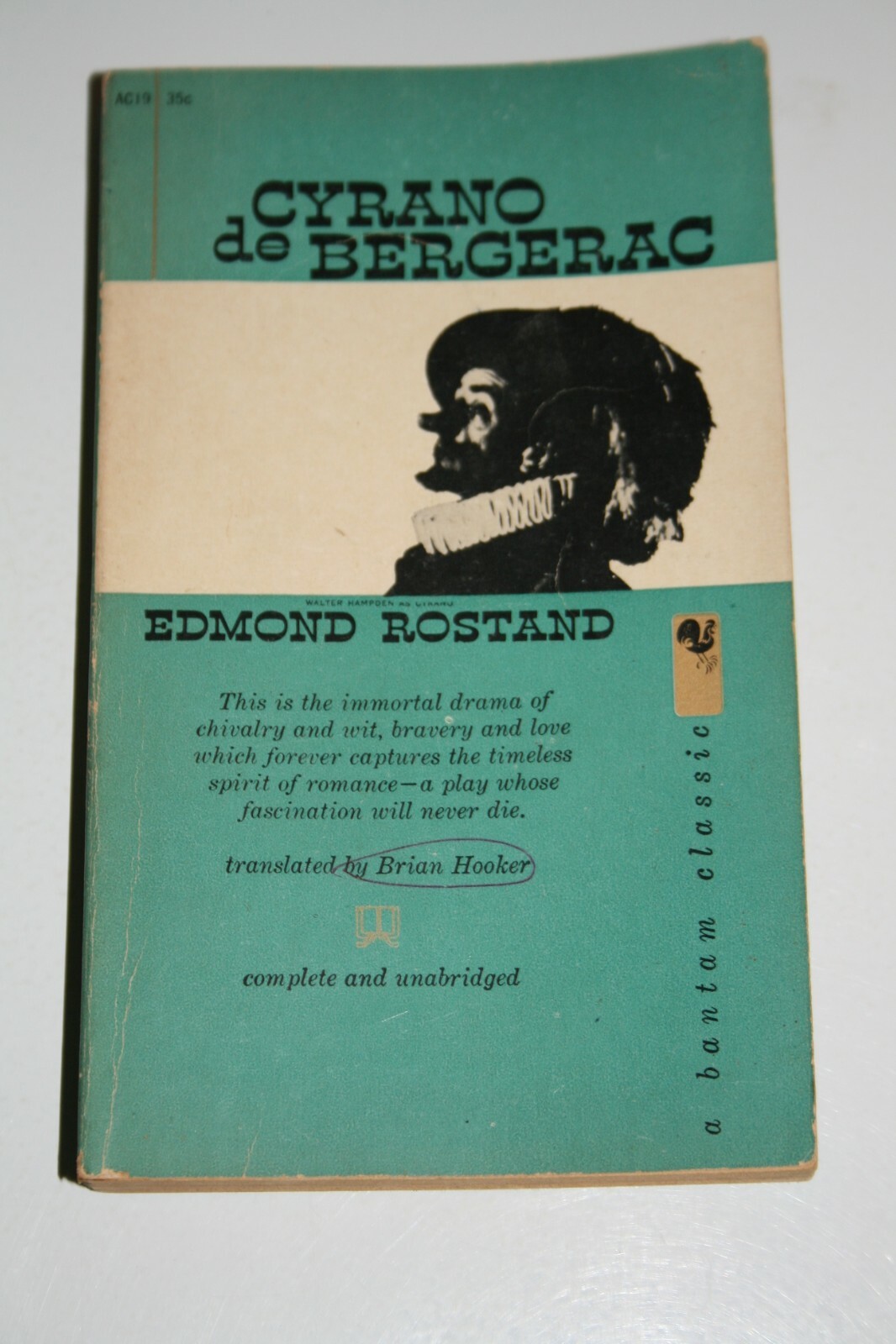 Cyrano de Bergerac エドモン・ロスタン 1959 Cyrano de Bergerac By Edmond Rostand Bantam Classic