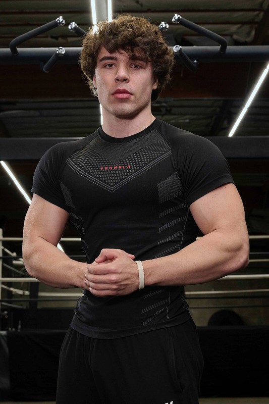 YoungLA Superhero Compression Tee Athletic Gym Shirts