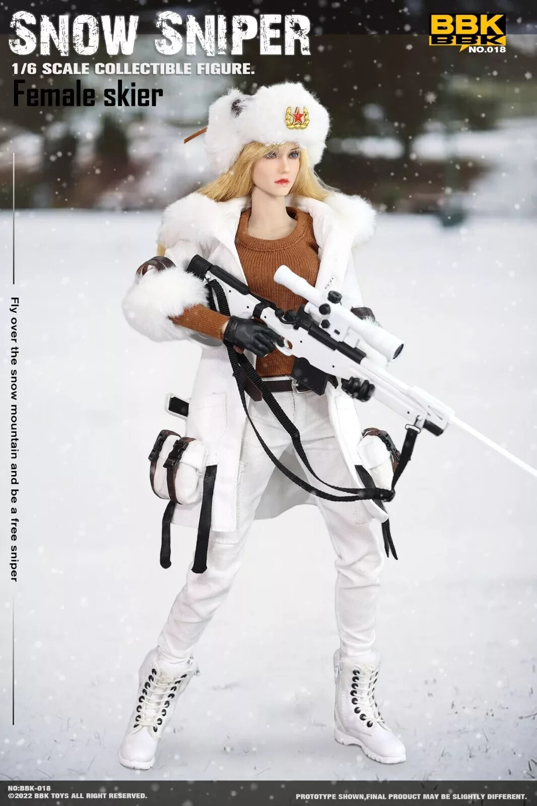 注目の福袋！ BBK eBay | new FIGURE ACTION 1/6 Skier Sniper Snow Female BBK018 ミリタリー