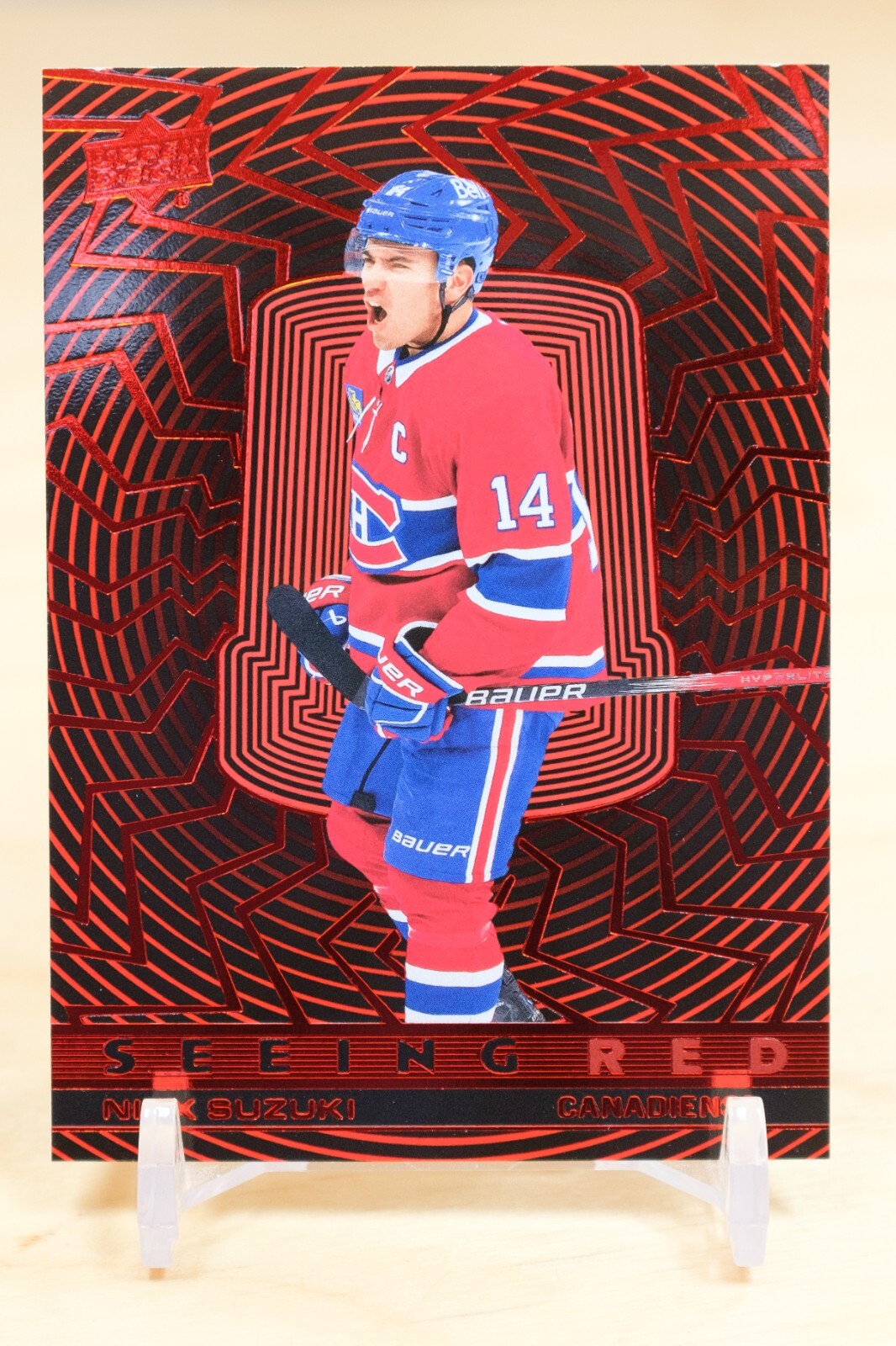 2023-24 Upper Deck Seeing Red #SR-25 Nick Suzuki - Montreal
