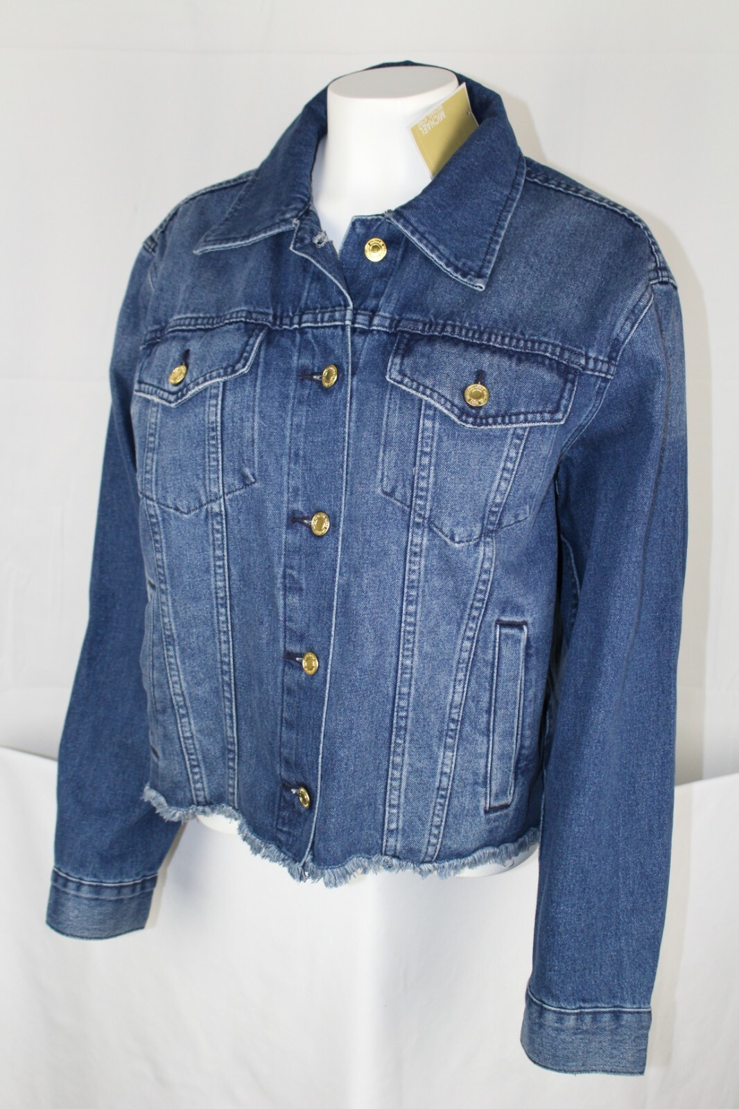 denim jacket frayed at bottom