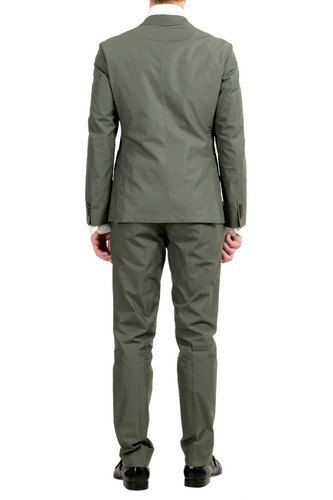 Pre-owned Hugo Boss "nastven/barns-t" Men's Gray Two Button Suit