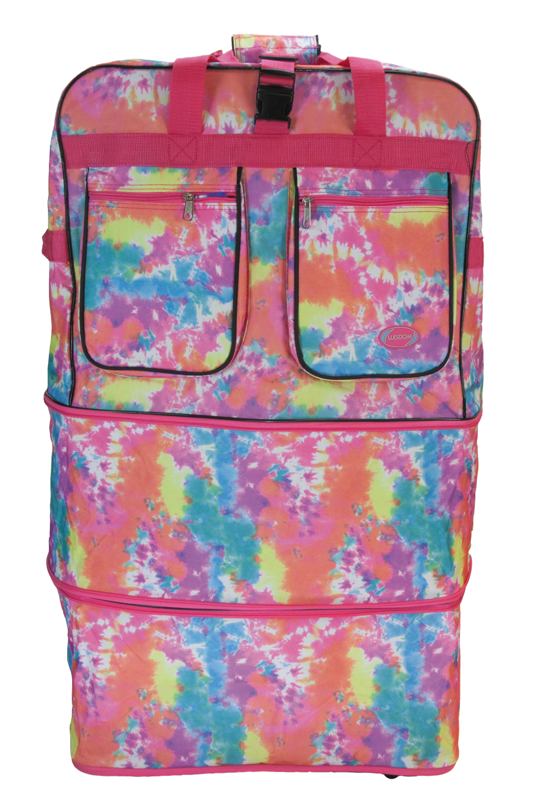 30"/36"/40" Expandable Rolling Duffel Bag Wheeled Spinner Suitcase Luggage     