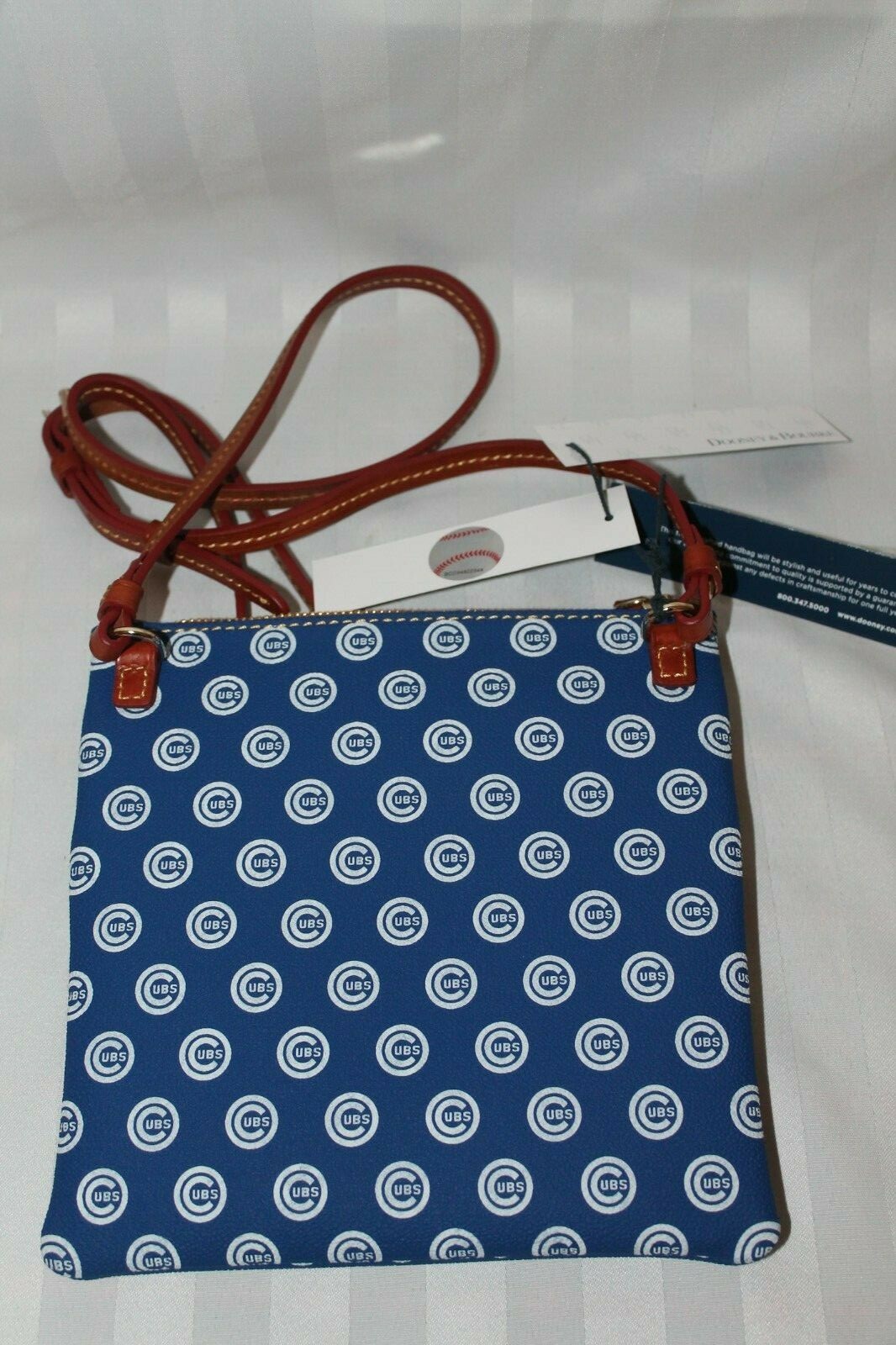 Dooney & Bourke MLB Triple Zip Crossbody Purse  – Chicago Cubs