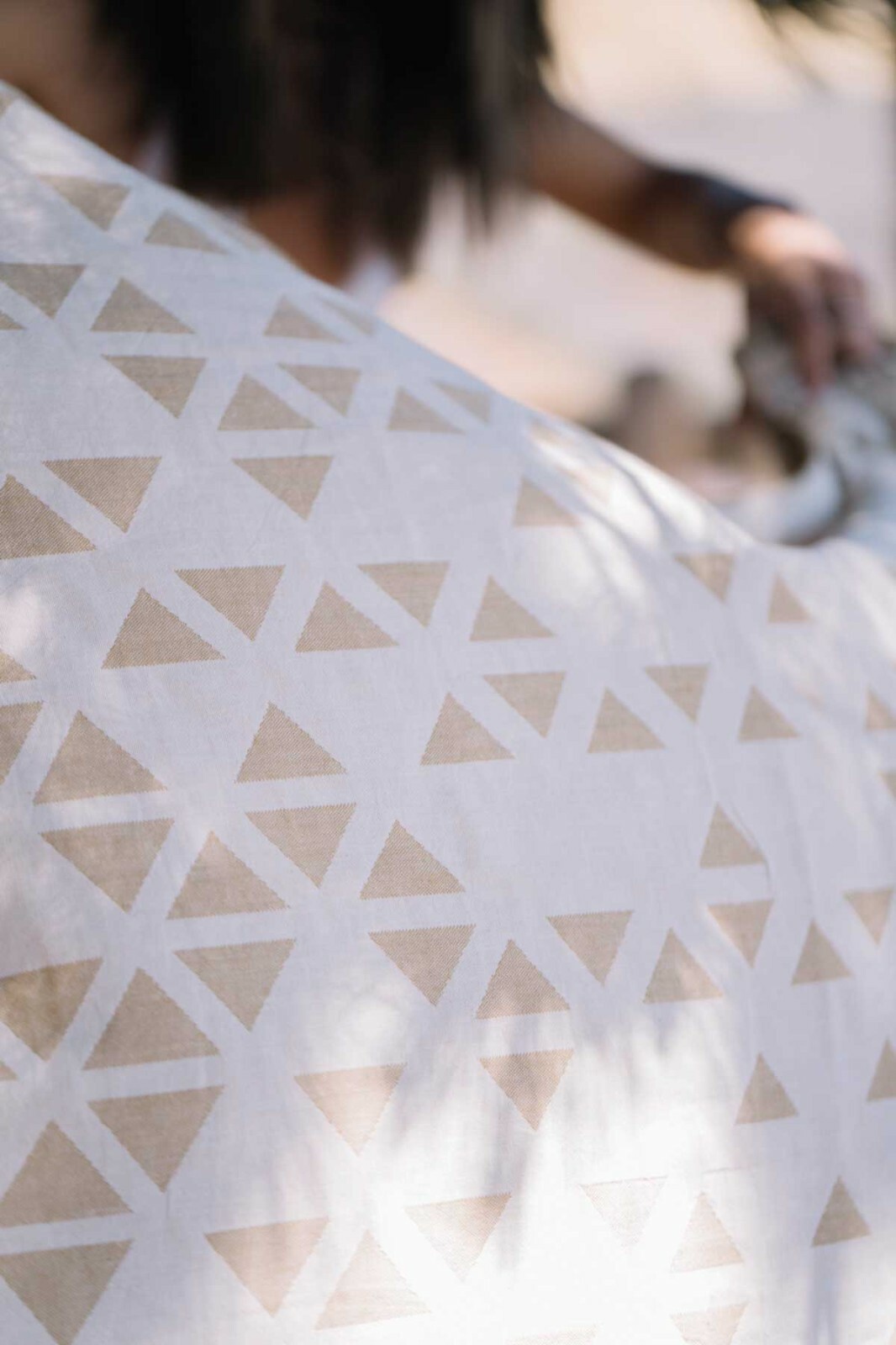 Hencely Geometric Beach Towel Gold