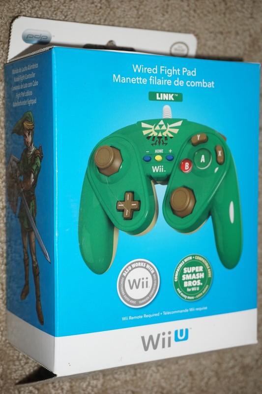 Link Pdp Wired Fight Pad Nintendo Wii U New Sealed Ebay