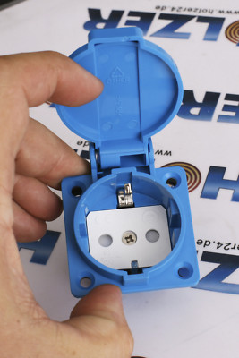 New, IP44 Schuko 230/250V 16A Built-In Socket Wall Mounted Socket Variations