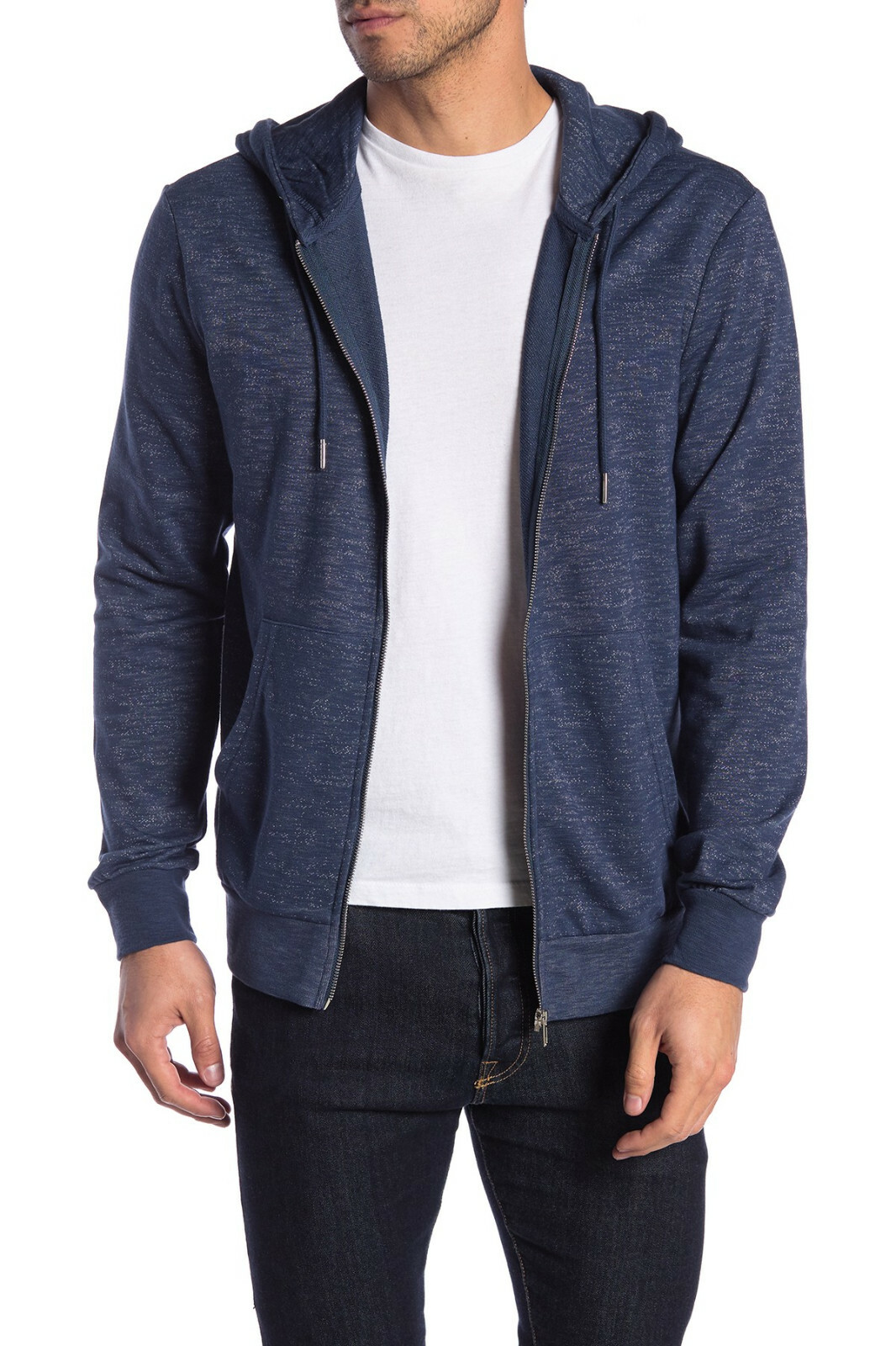 【STONE 】ZIP-UP HOODIE $188 Slate & Stone Zip Hoodie,BLUE MELAN,XXL | eBay