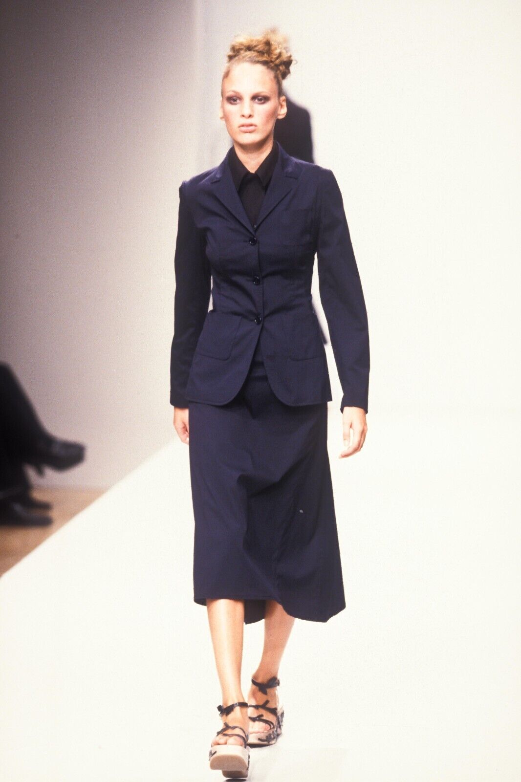 Prada Vintage Spring 1997 Red Blazer Skirt Suit Runway Prada Vintage Spring 1997 Red Blazer Skirt Suit Runway