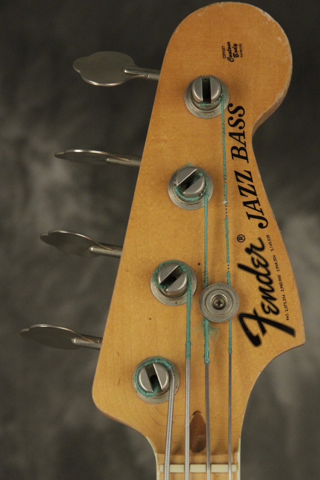 1975 Fender JAZZ BASS Natural 4-BOLT neck!!!