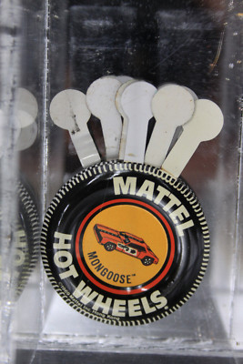 MONGOOSE   Metal hot Wheels Redline collector button